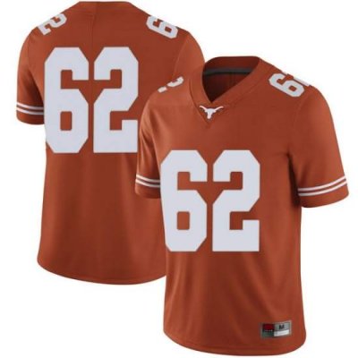 Texas Longhorns Men's #62 Jeremy Thompson-Seyon Limited Orange College Football Jersey GED82P4D