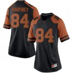 Texas Longhorns Women's #84 Lil'Jordan Humphrey Replica Black College Football Jersey UIG31P3A