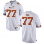 Texas Longhorns Women's #77 Patrick Vahe Authentic White College Football Jersey JPD20P3H