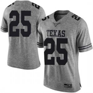 Texas Longhorns Men's #25 B.J. Foster Limited Gray College Football Jersey NBL87P3U