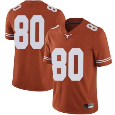 Texas Longhorns Men's #80 Cade Brewer Limited Orange College Football Jersey SKT43P1K