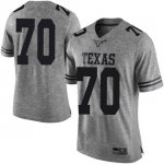 Texas Longhorns Men's #70 Christian Jones Limited Gray College Football Jersey GSX16P5T