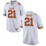 Texas Longhorns Women's #21 Kyle Porter Game White College Football Jersey STY12P4J