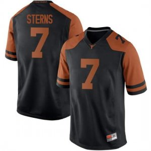 Texas Longhorns Men's #7 Caden Sterns Game Black College Football Jersey TEX47P7T