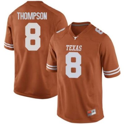 Texas Longhorns Men's #8 Casey Thompson Game Orange College Football Jersey RKU00P7Q