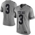 Texas Longhorns Men's #3 Courtney Ramey Limited Gray College Football Jersey SCW03P5B