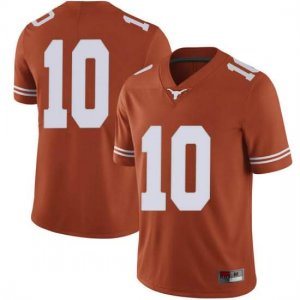 Texas Longhorns Men's #10 Jaxson Hayes Limited Orange College Football Jersey HOE84P1T