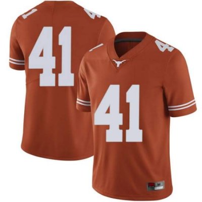 Texas Longhorns Men's #41 Hank Coutoumanos Limited Orange College Football Jersey KOW58P1C