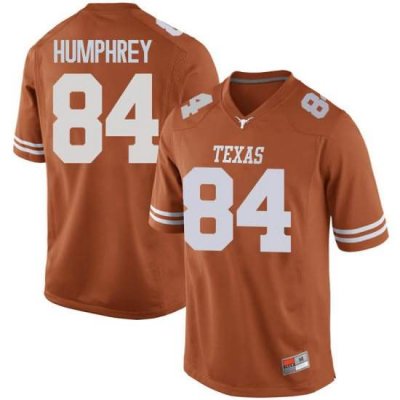 Texas Longhorns Men's #84 Lil'Jordan Humphrey Game Orange College Football Jersey QOY50P6Y