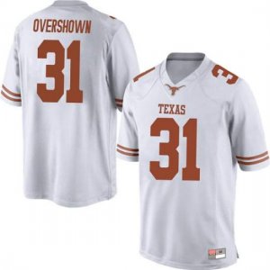 Texas Longhorns Men's #31 DeMarvion Overshown Replica White College Football Jersey ALA66P1P