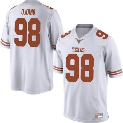 Texas Longhorns Men's #98 Moro Ojomo Game White College Football Jersey ZKA76P8Y