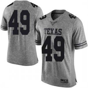 Texas Longhorns Men's #49 Ta'Quon Graham Limited Gray College Football Jersey BAE00P1I