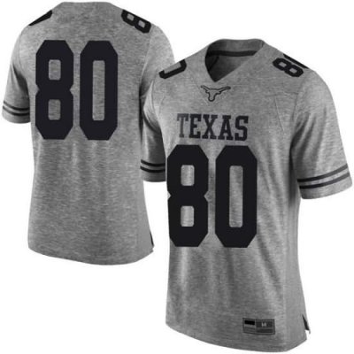 Texas Longhorns Men's #80 Cade Brewer Limited Gray College Football Jersey VEC70P6A