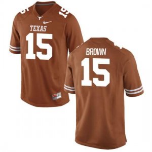 Texas Longhorns Women's #15 Chris Brown Replica Tex Orange College Football Jersey PFJ05P1B