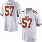 Texas Longhorns Men's #57 Cort Jaquess Replica White College Football Jersey ZHA86P7C