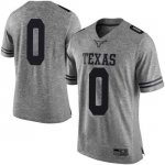 Texas Longhorns Men's #0 Gerald Liddell Limited Gray College Football Jersey DAG64P1A