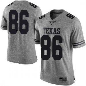 Texas Longhorns Men's #86 Jordan Pouncey Limited Gray College Football Jersey TRT42P8B