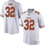 Texas Longhorns Men's #32 Daniel Young Replica White College Football Jersey UBV52P2R