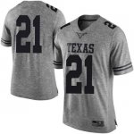 Texas Longhorns Men's #21 Dylan Osetkowski Limited Gray College Football Jersey JKK42P6X