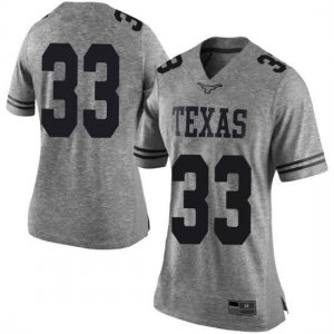 Texas Longhorns Women's #33 Kamaka Hepa Limited Gray College Football Jersey XCH47P3I