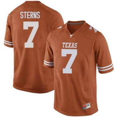 Texas Longhorns Men's #7 Caden Sterns Replica Orange College Football Jersey AMU28P6Z