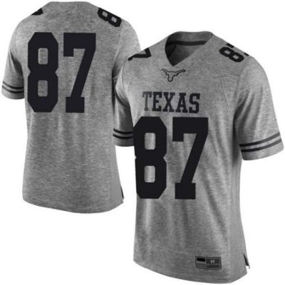 Texas Longhorns Men's #87 Joshua Matthews Limited Gray College Football Jersey LEE54P1E